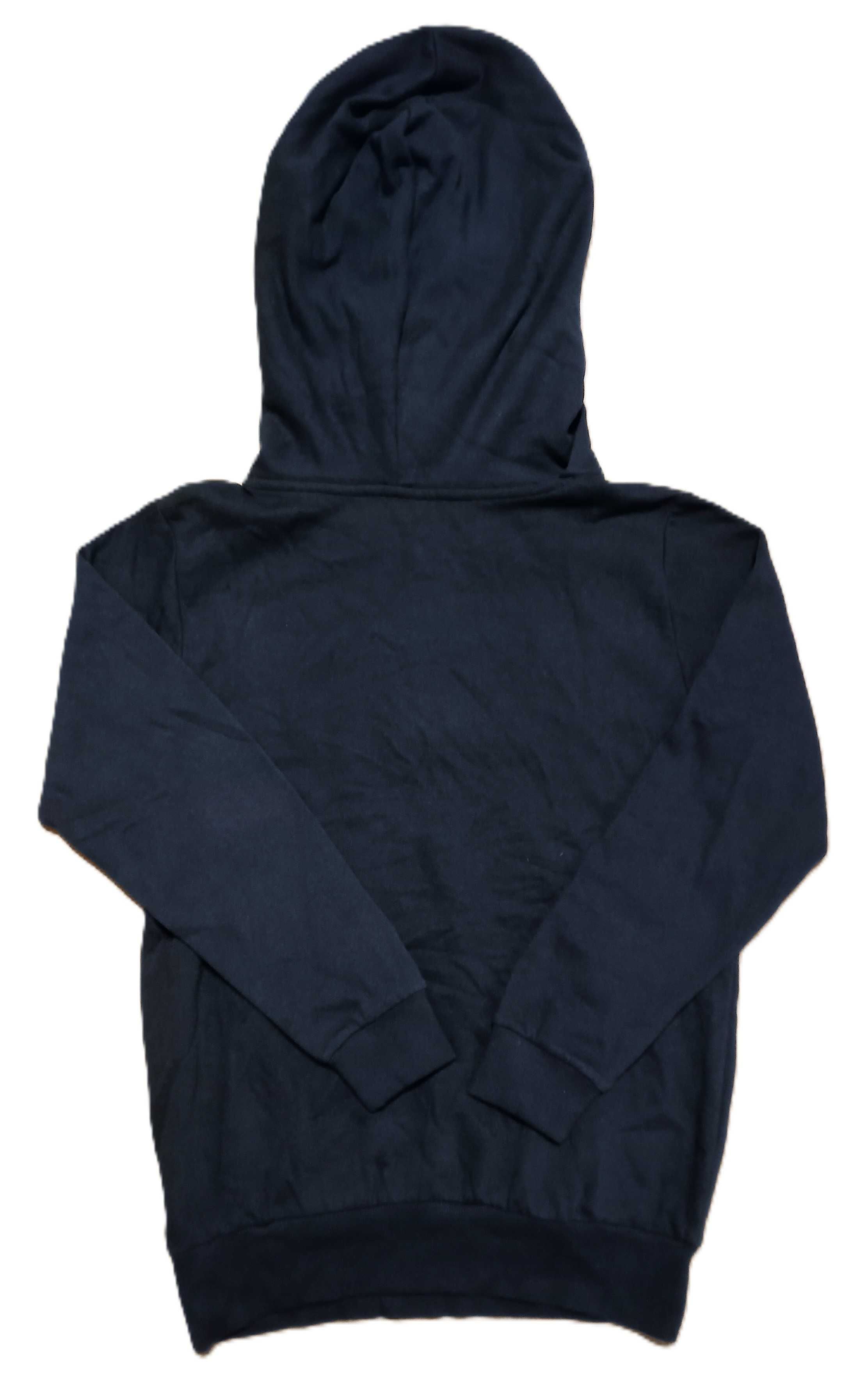 Bluza z kapturem lekko ocieplanna roz S
