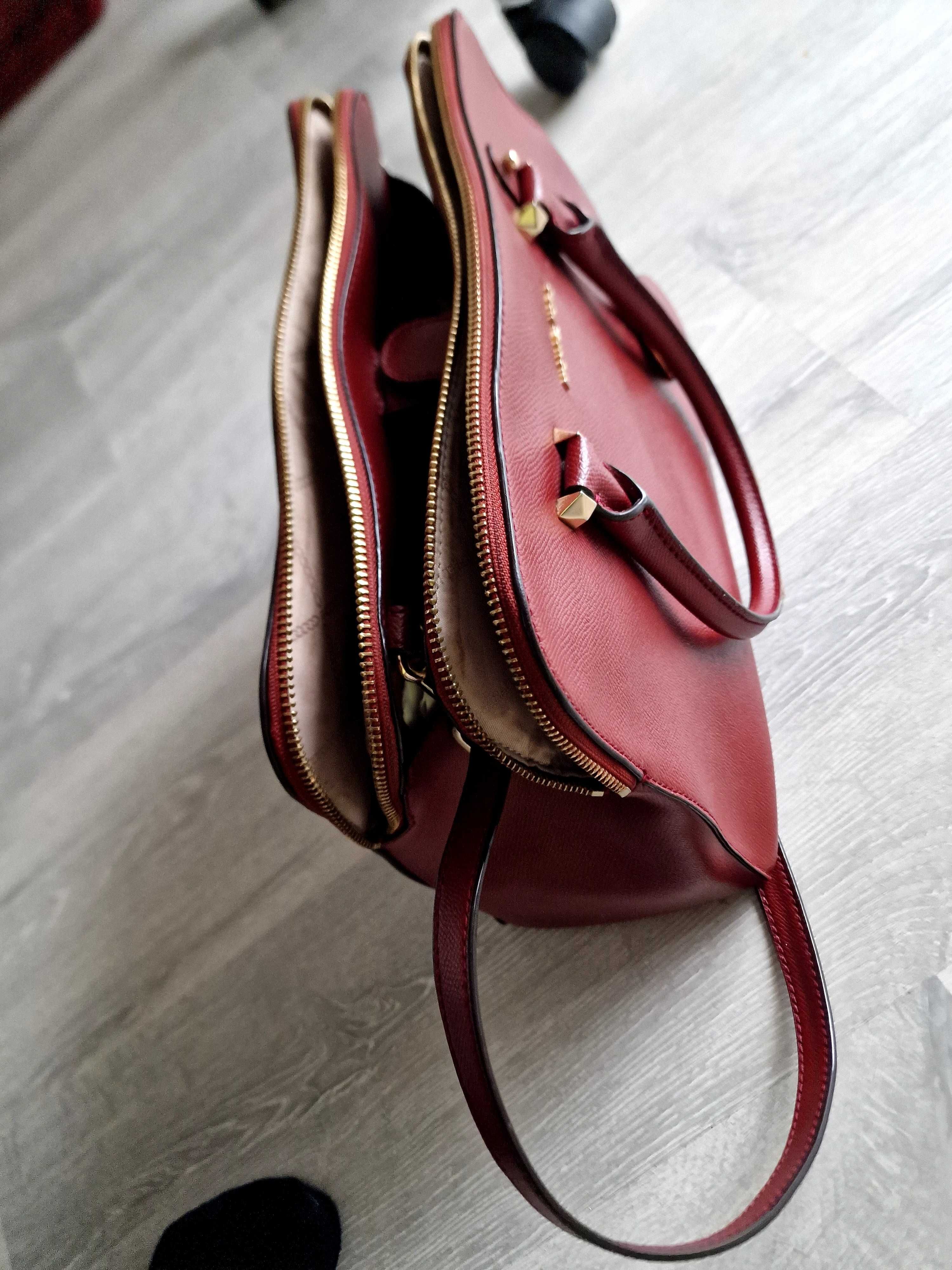 Michael Kors ORYGINAL Bordowa torebka damska