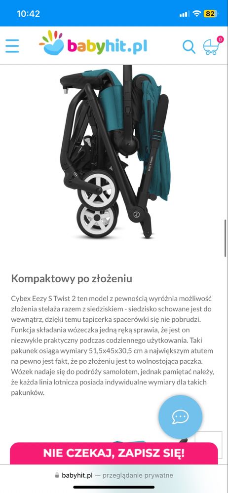 Wozek spacerowy Cybex Eezy S Twist 2