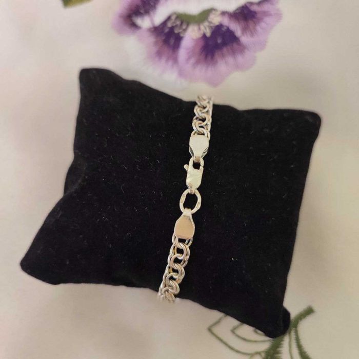 Браслет срібний 21см