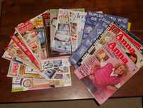 Revistas diversas croche crochet ponto cruz burda fada lar