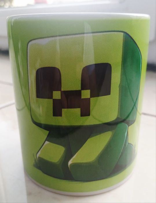 Kubek ceramiczny 330 ml z Baby Creeper – Minecraft  wybuchowa dawka ur