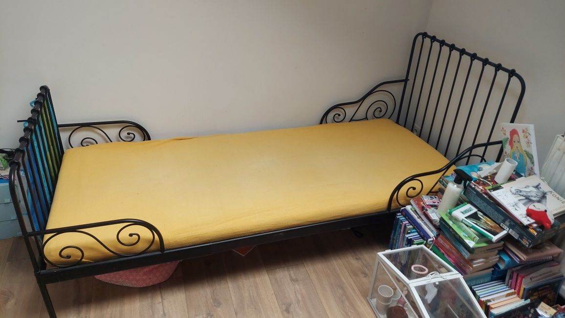 Łóżko o regulowanej długości IKEA + materac