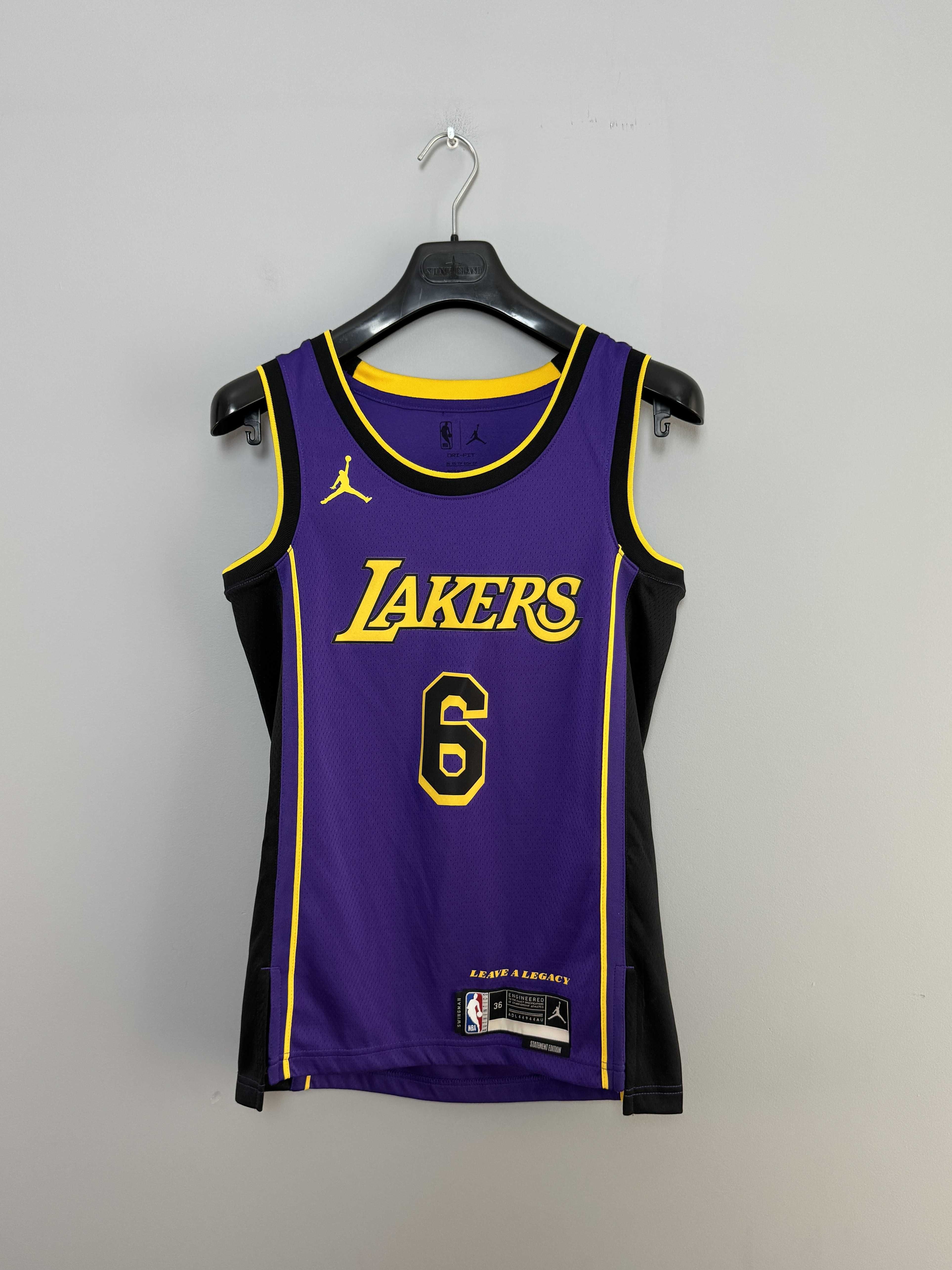 Koszulka Koszykarska Nike Jordan LA Lakers Lebron James #6 Rozmiar XS