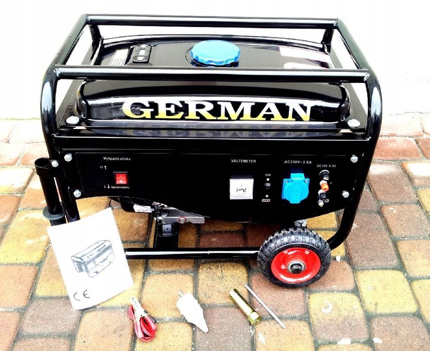 Agregat prądotwrczy 3,6 * 3 * kVA German 1 * x * 23 * 0 * V 1 * x * 1