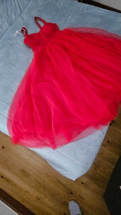 Vestido vermelho shein novo