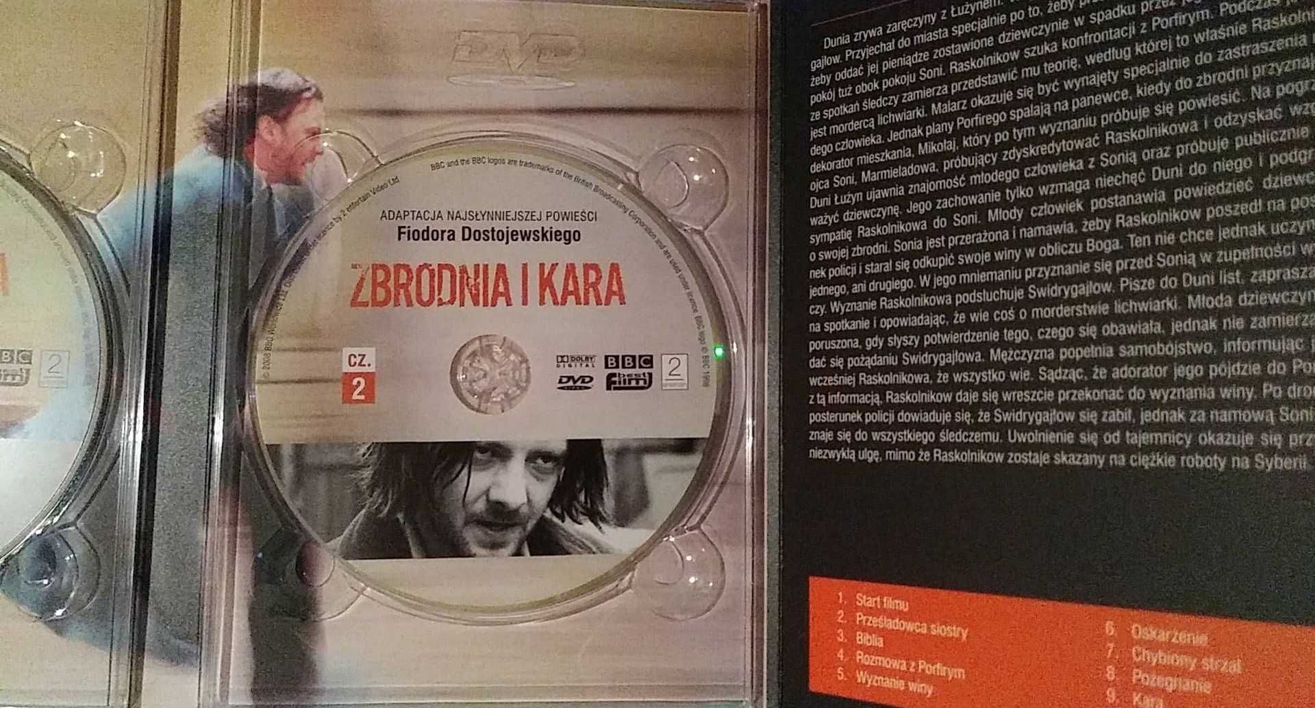 ZBRODNIA I KARA - dvd wydanie dwupłytowe