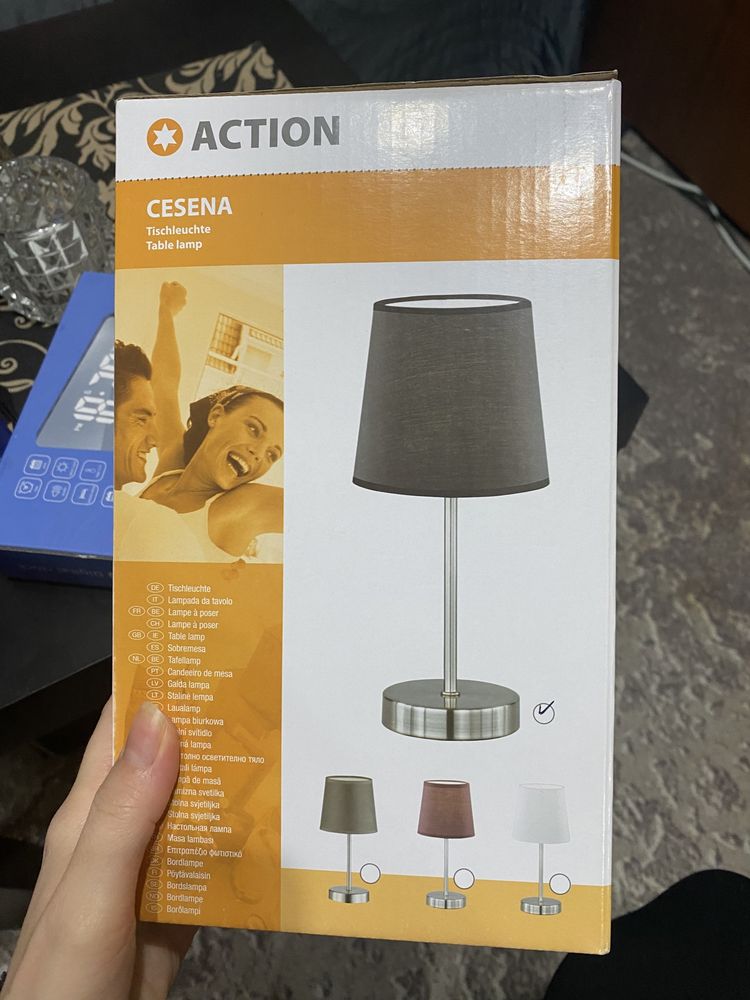 Лампа настольная настільна Action Cesena Table Lamp чёрная