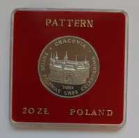 Moneta 20 złotych 1981 Krakowski Barbakan /PRÓBA/ Miedzionikiel