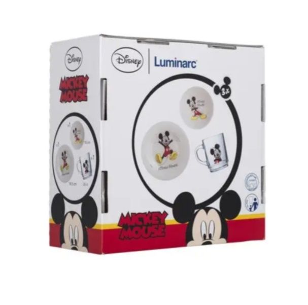 Дитячий детский набір набор посуду посуды Luminarc Disney Mickey Color