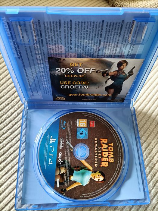 Tomb Raider I–II–III Remastered Novo nunca usado