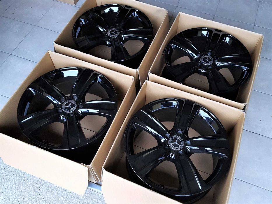 Alufelgi 18 5x112 Czarne Mercedes C E S V CLA CLK GLK GLC ML Vito 506#