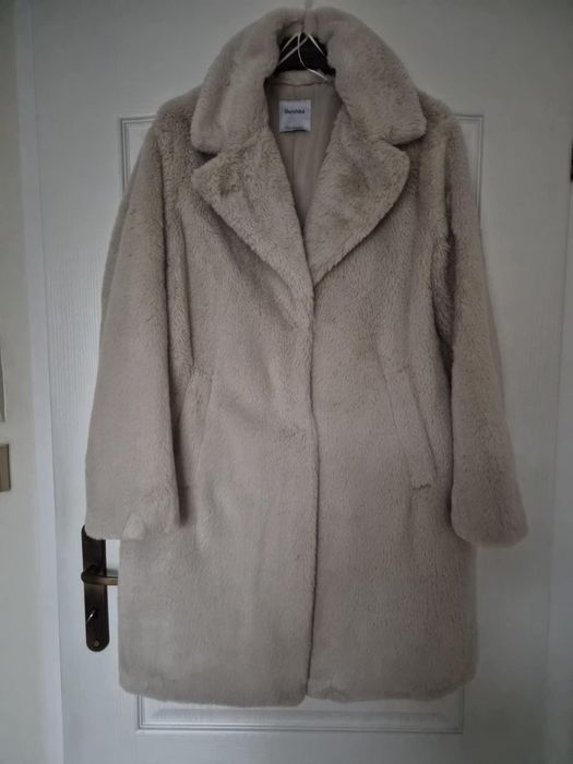 Sztuczne futerko, beżowe, M