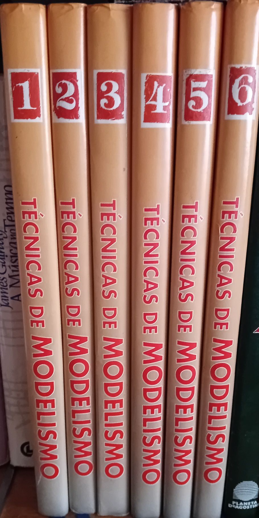 6 volumes técnicas de modelismo