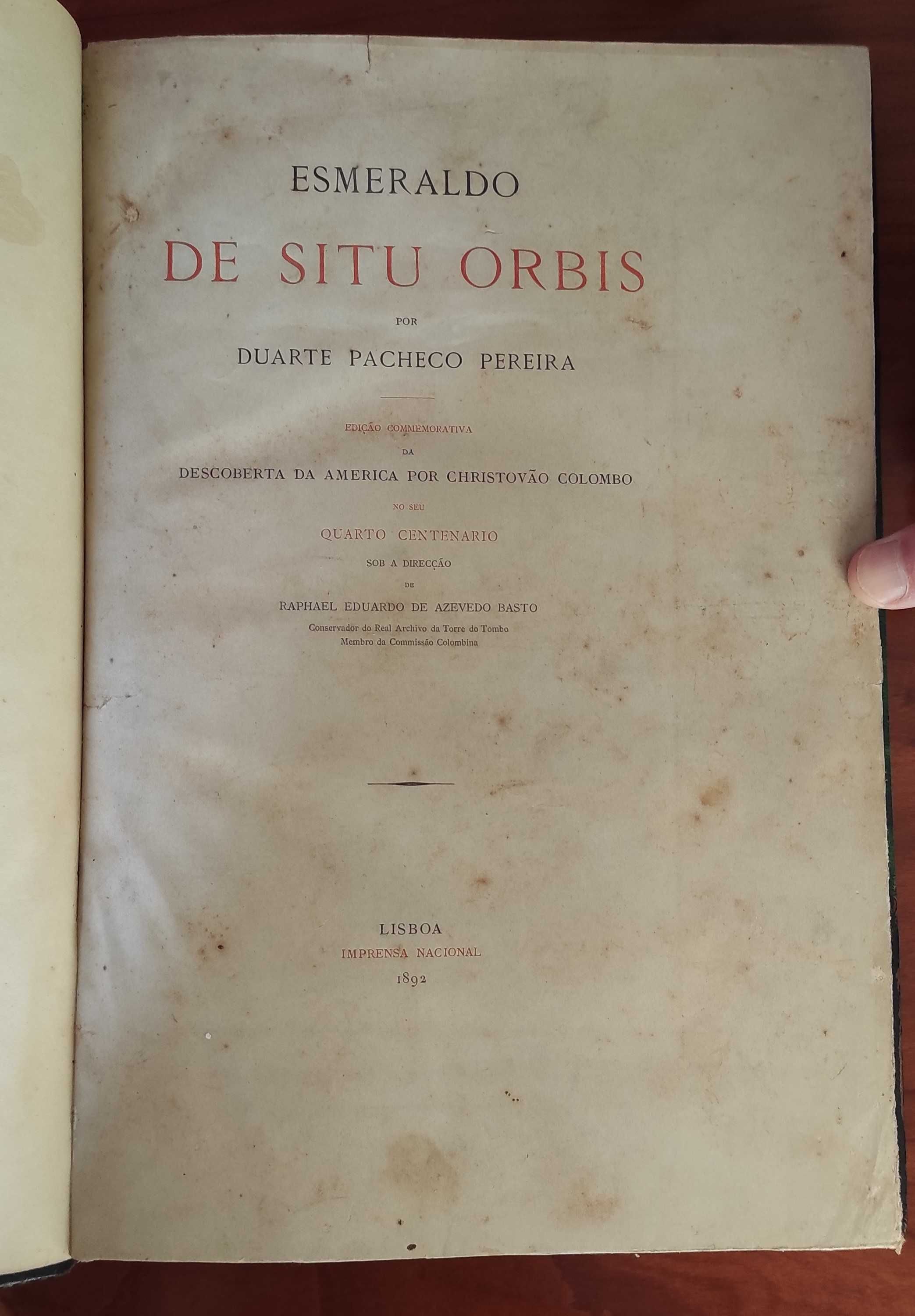 Esmeraldo de Situ Orbis. Duarte Pacheco Pereira