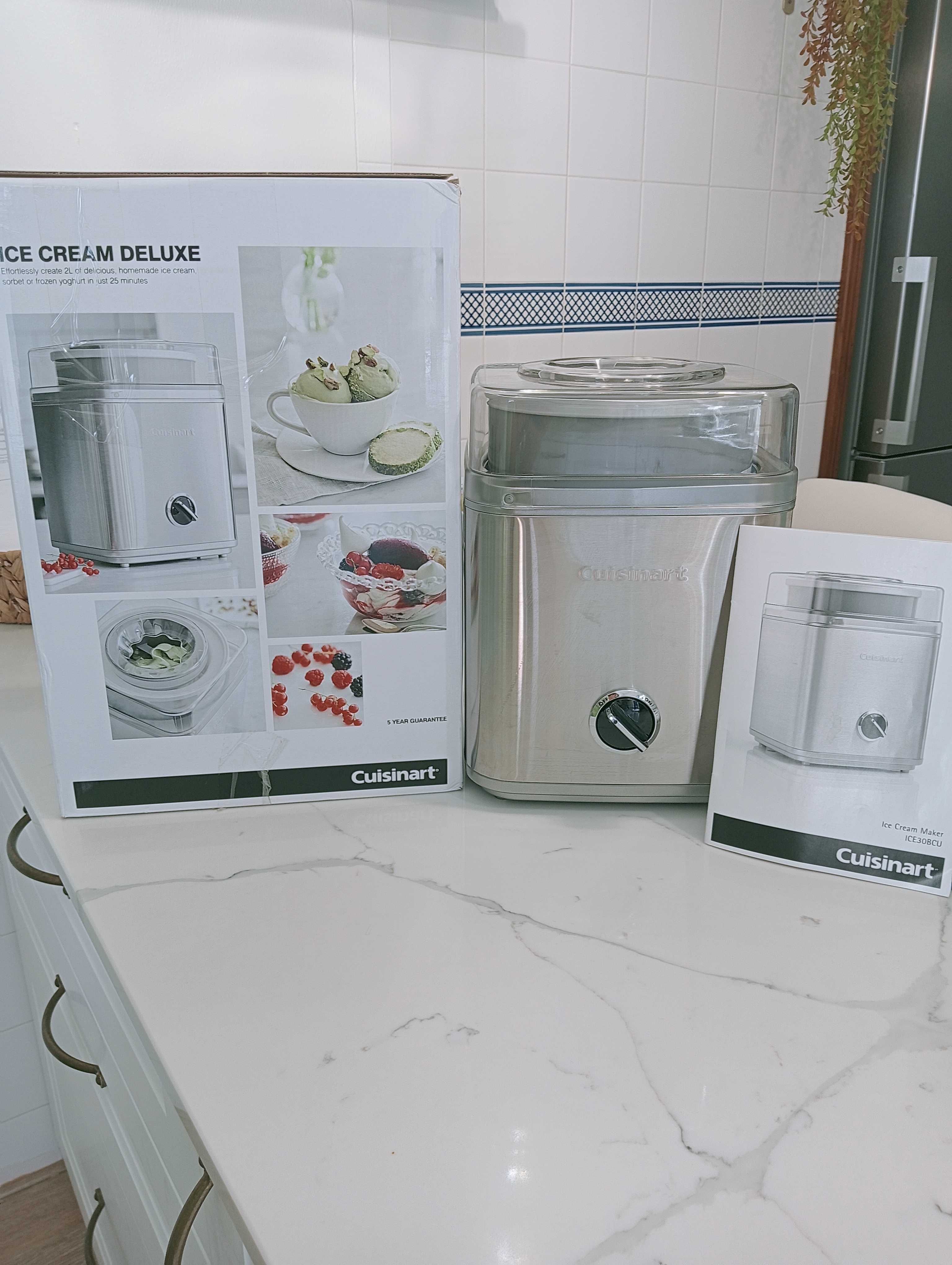 Máquina de fazer gelados Cuisinart 2 litros