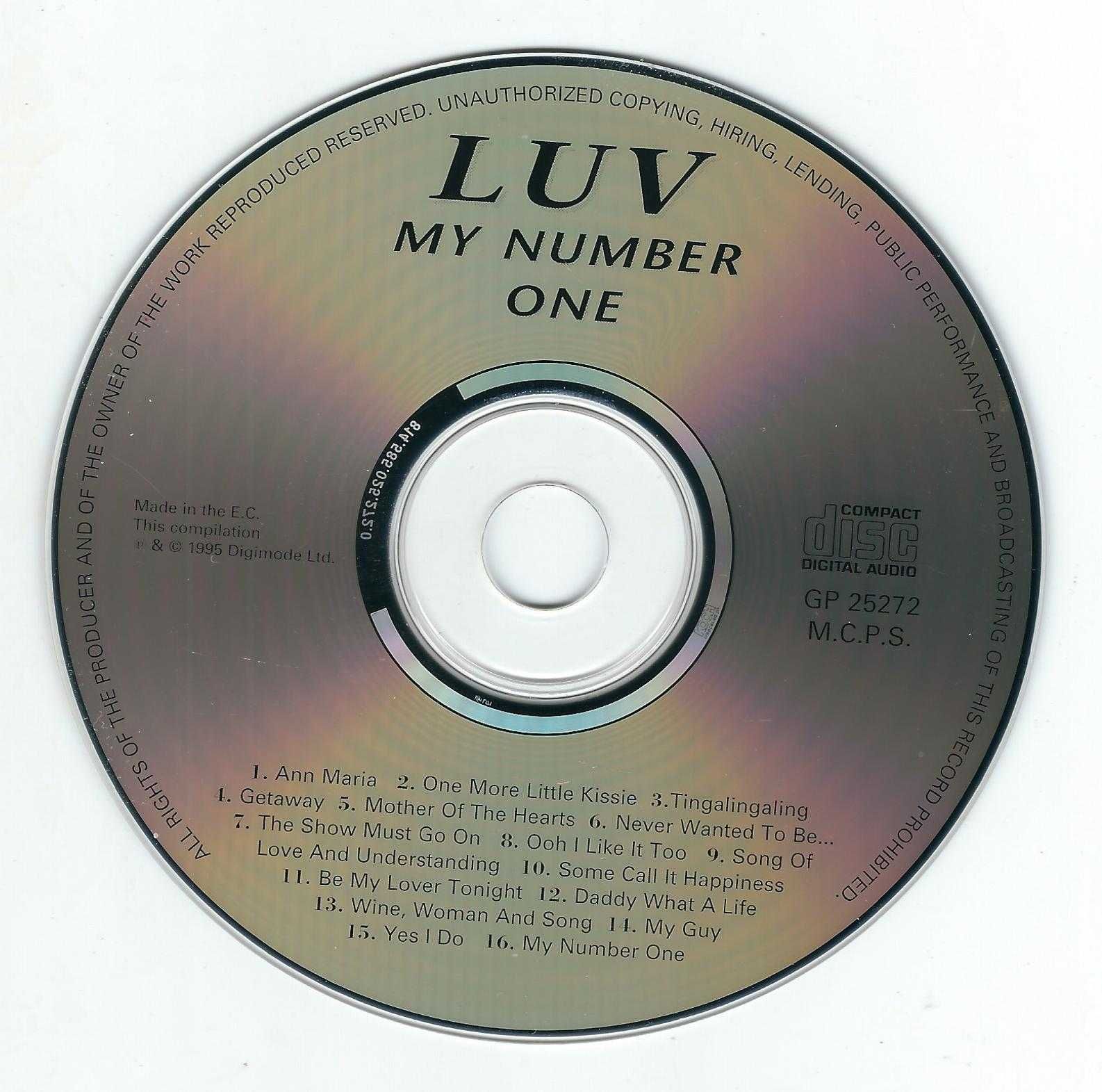 CD Luv - My Number (1995) (Digimode)