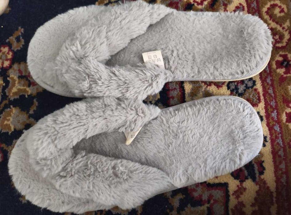 Серые меховые "берцы"40размер