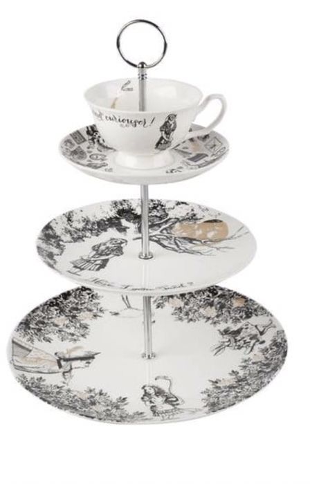 OKAZJA! Nowa patera porcelana Alicja w Krainie Czarow kolekcjonerska!