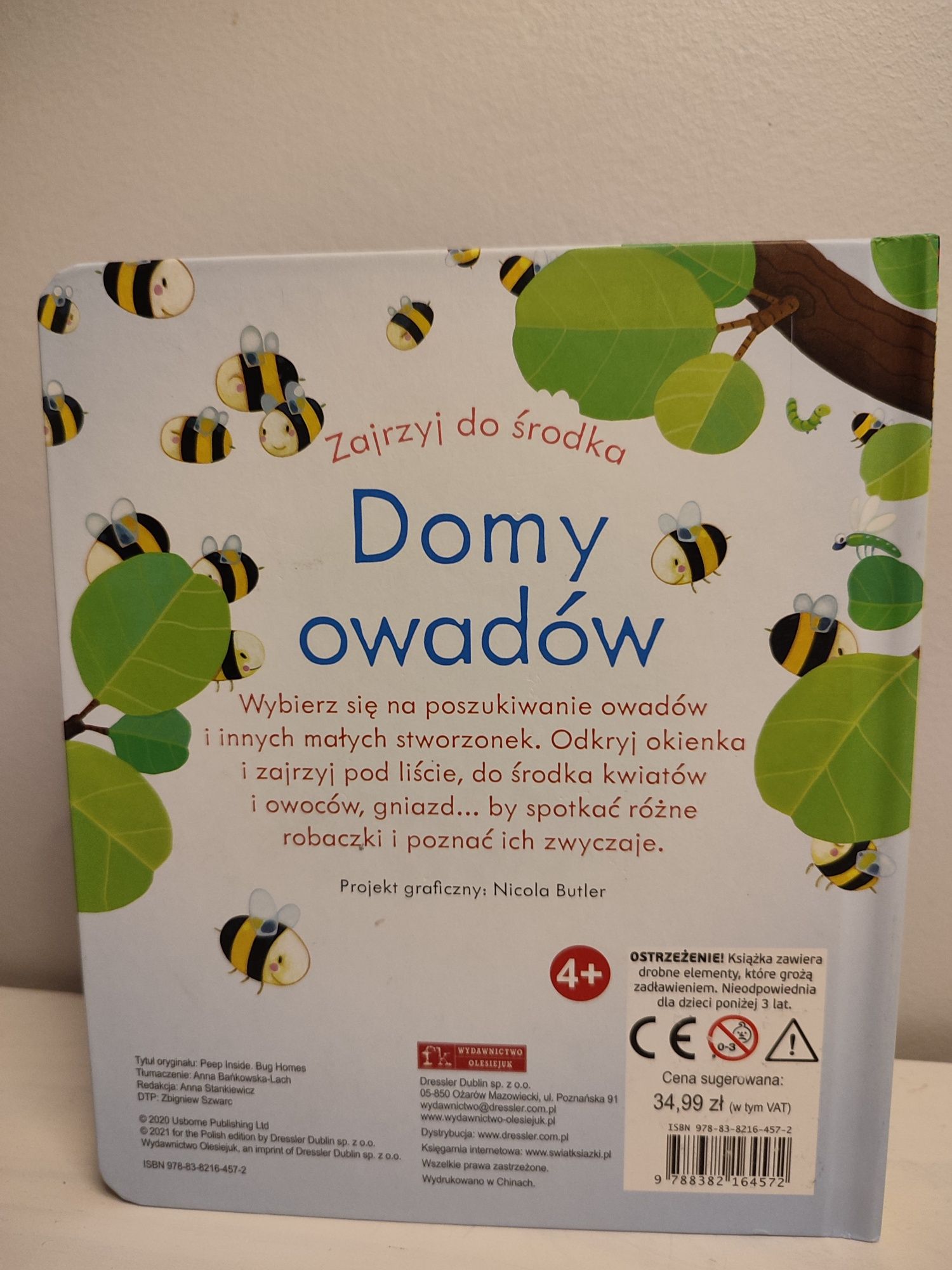 Domy owadów. Zajrzyj do środka. Książka z okienkami