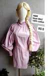 H&M XS S biust 38x2 sukienka victorian style vintage lilac color