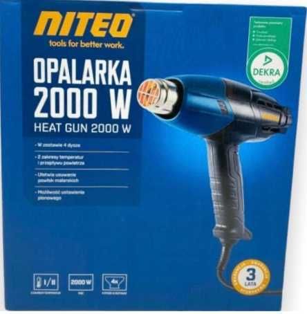Fabrycznie Nowa Uniwersalna Opalarka 2000W + 4 Końcówki Dwa Biegi Mocy