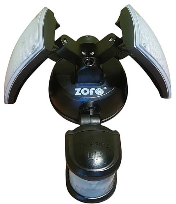 Lampa led hermetyczna z czujnikiem ruchu 3500 lm 5000k ip55 rozkładana