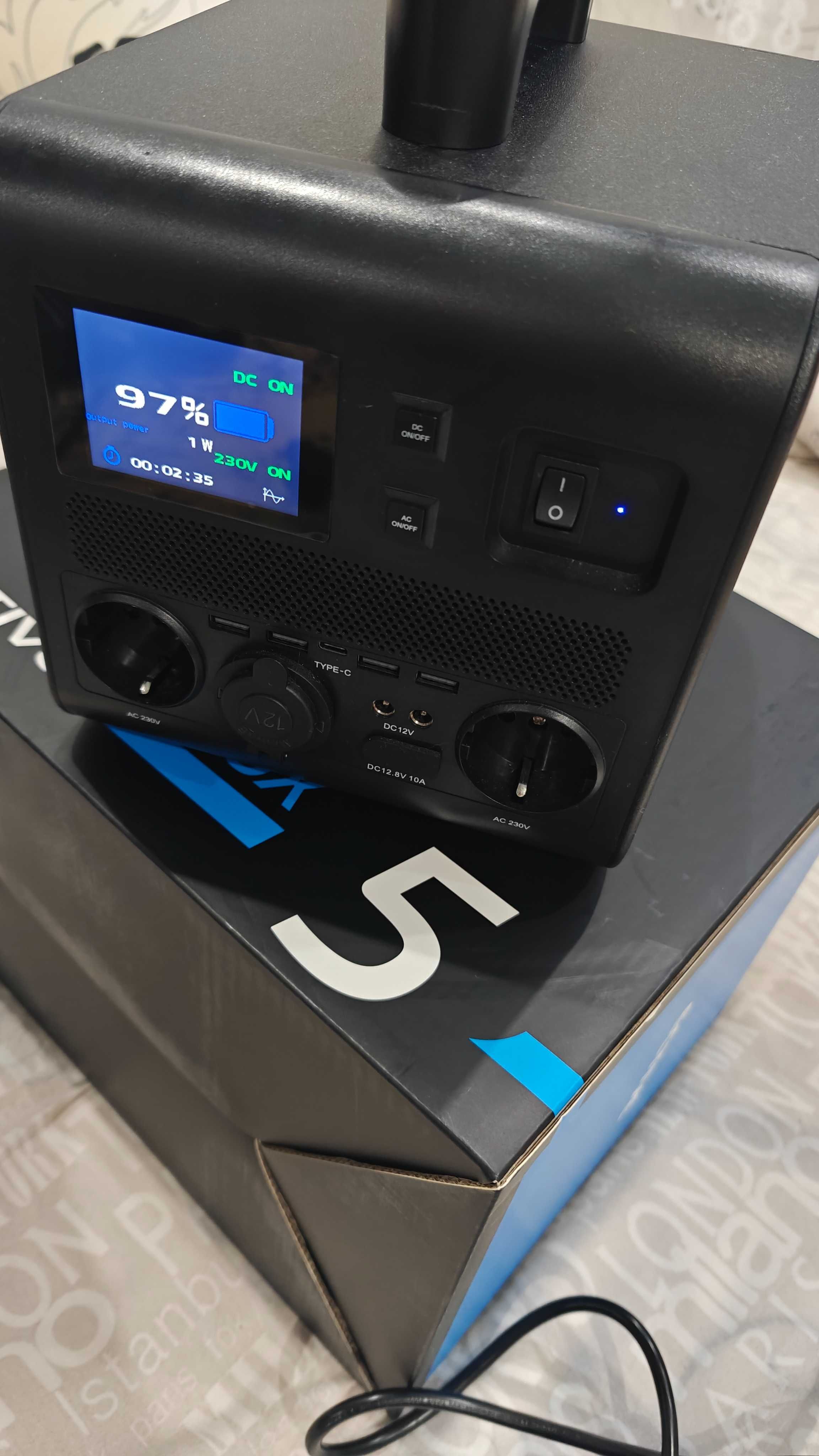 Зарядна станція ECTIVE BlackBox-5 / 500 Вт / 512 Вт⋅год / LiFePO4