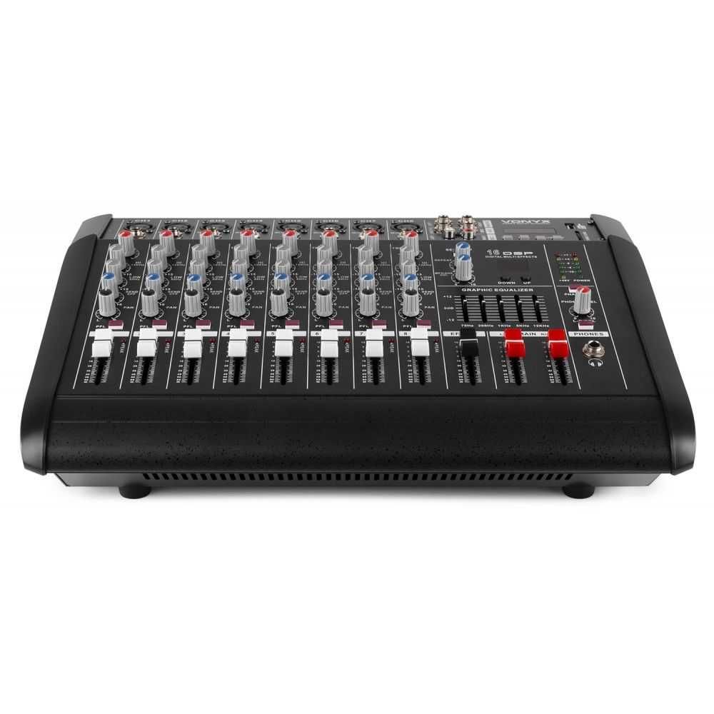 Powermikser Vonyx AM8A 8 kanałów USB Phantom +48V
