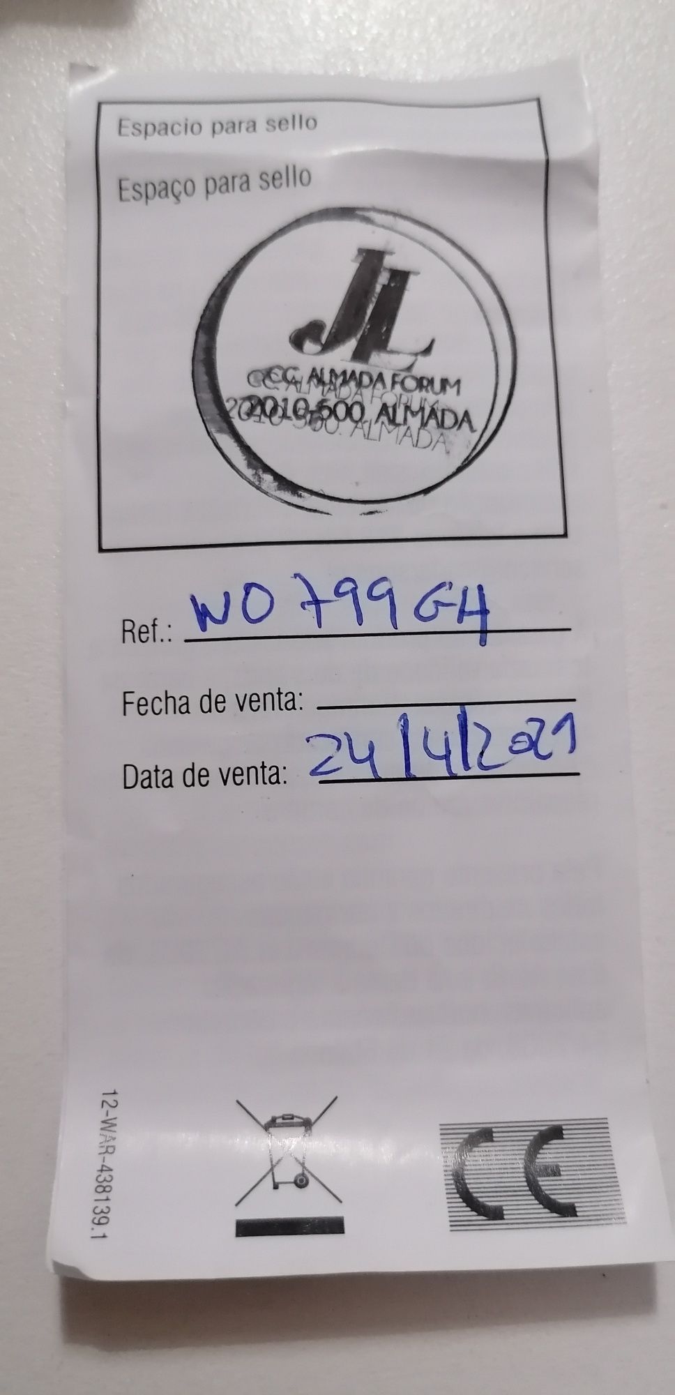 Relógio Guess,  pouco uso, pois no Alentejo não o uso