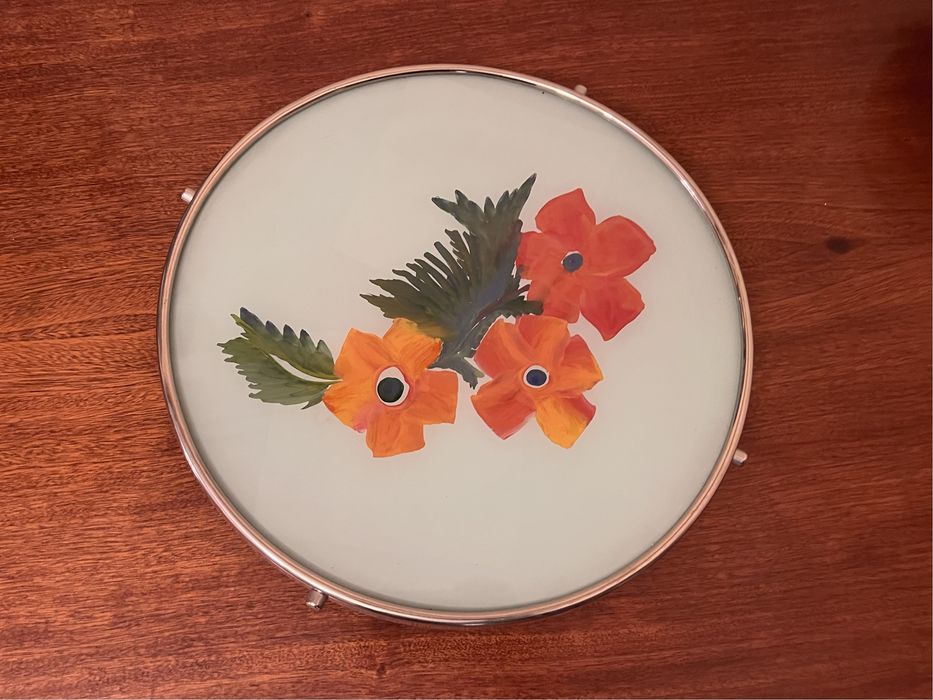 Patera szklana obrotowa