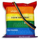 Torba impregnowana tęcza LGBT Hasła