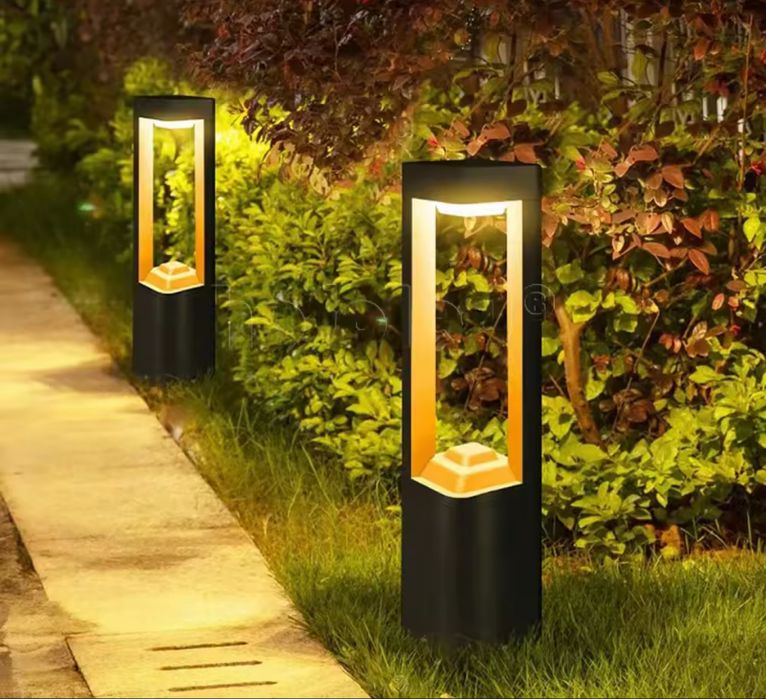 Lampa Ogrodowa LED 10W 3000K 80 cm IP65 Słupek Aluminiowy Do Betonu