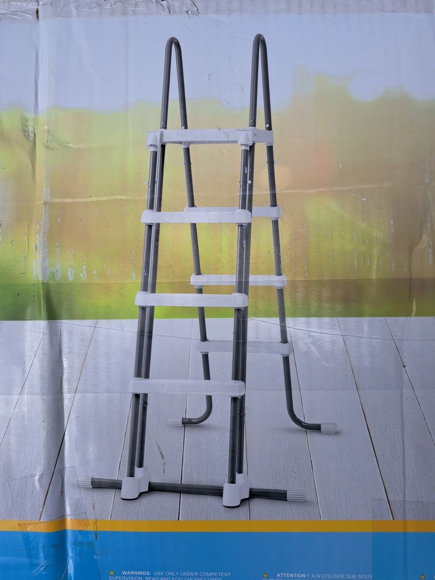 Nowa drabinka basenowa intex 122cm 28076