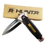 NÓŻ Składany automat spręzynowy Taktyczny HUNTER WHETSTONE CUTLERY H3