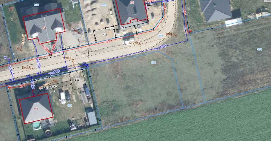 Działka budowlana 1000m2 nowe osiedle Śmieszkowo na ul. Kasztanowej