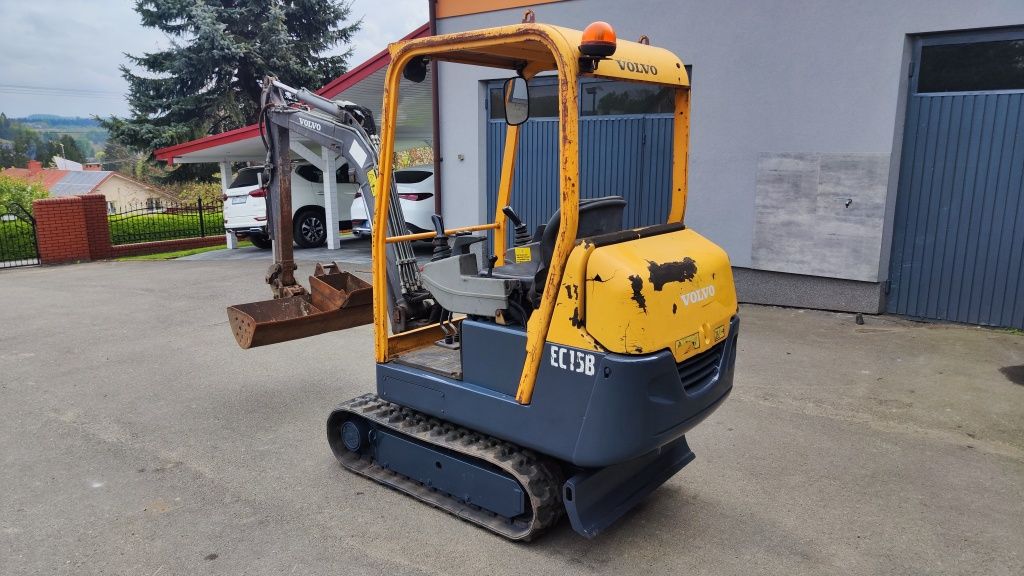 Minikoparka Volvo EC15B 1.5T 2009R mini koparka Brutto