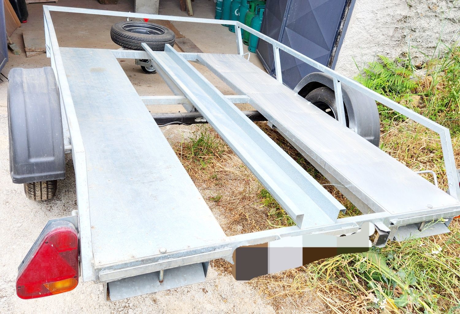 Reboque transporte de veículos