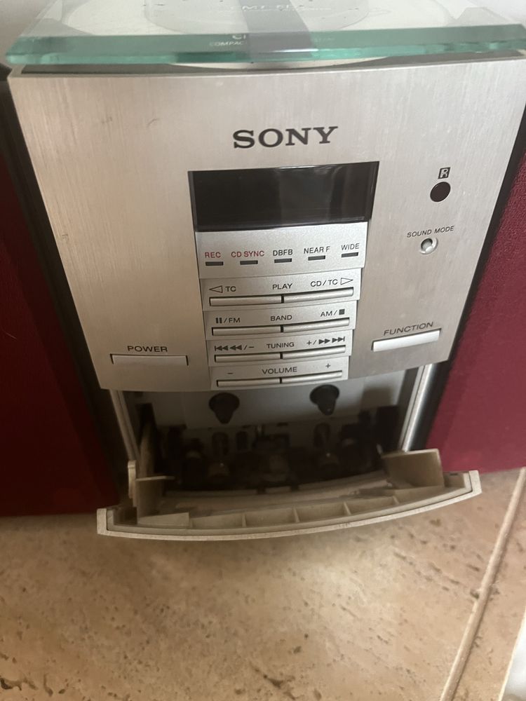 Leitor CD/Radio e Cassete Sony Dolby sistem CMT-ED