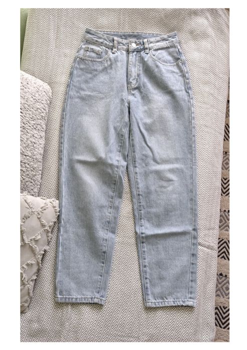 Jeansy shein jasno niebieskie S alternative aesthetic y2k spodnie
