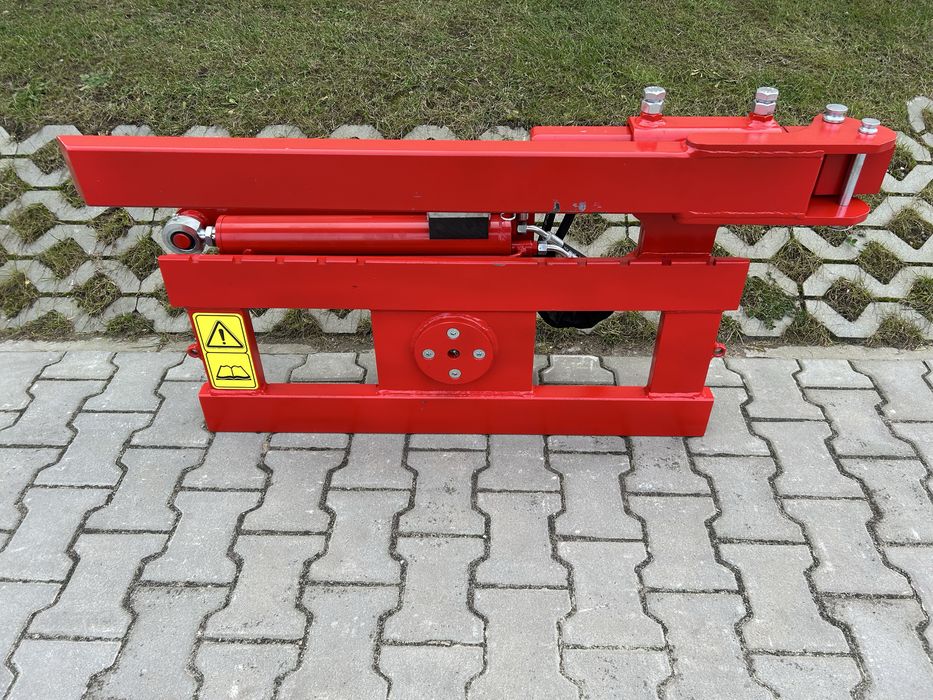 Obrotnica Wywrotnica ze SKŁADANĄ ŁAPĄ do wózka widłowego ciągnika