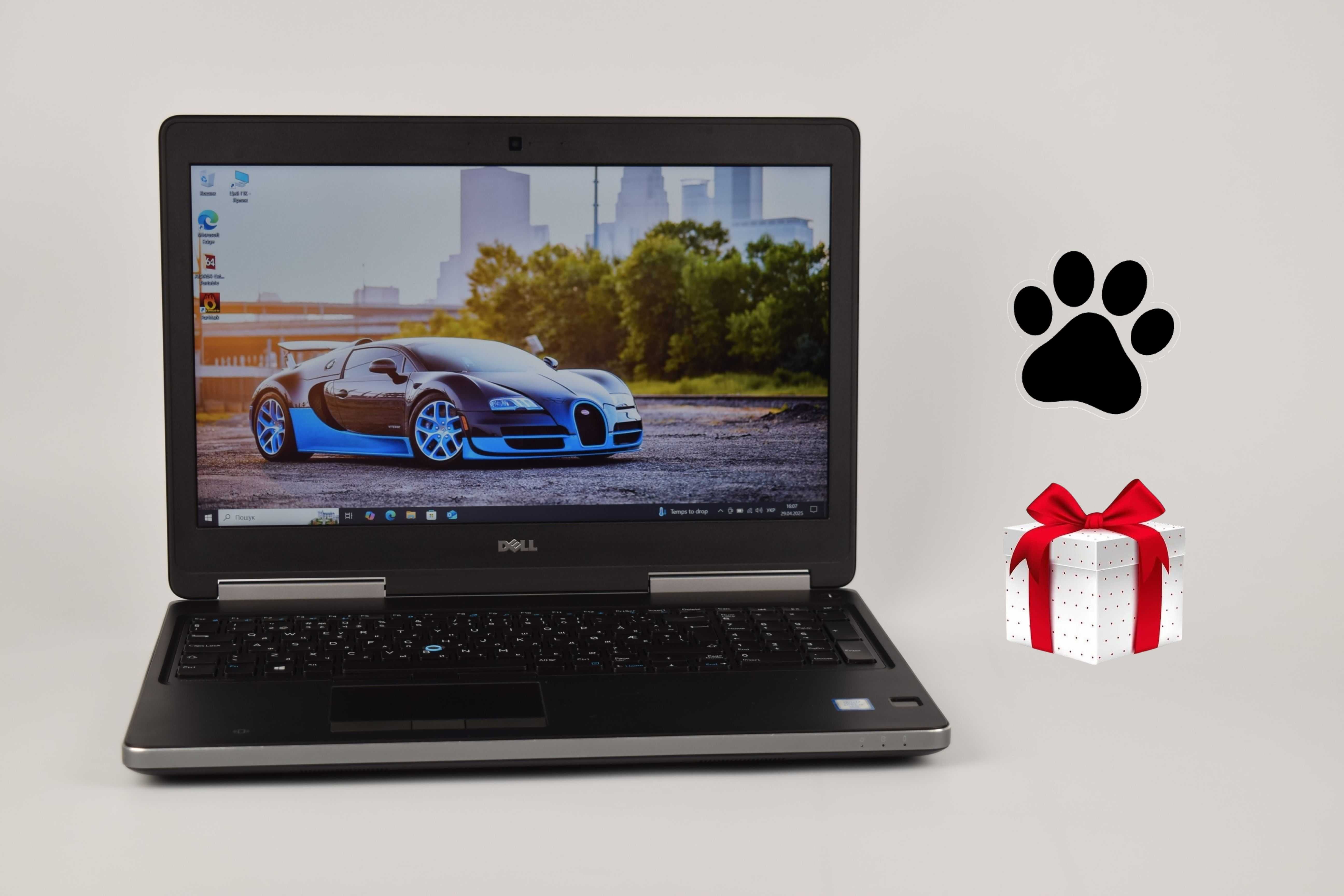 Dell Precision 7520 Quadro M2200 i7-6820HQ 16/32гб ssd+hdd 4G Ноутбук