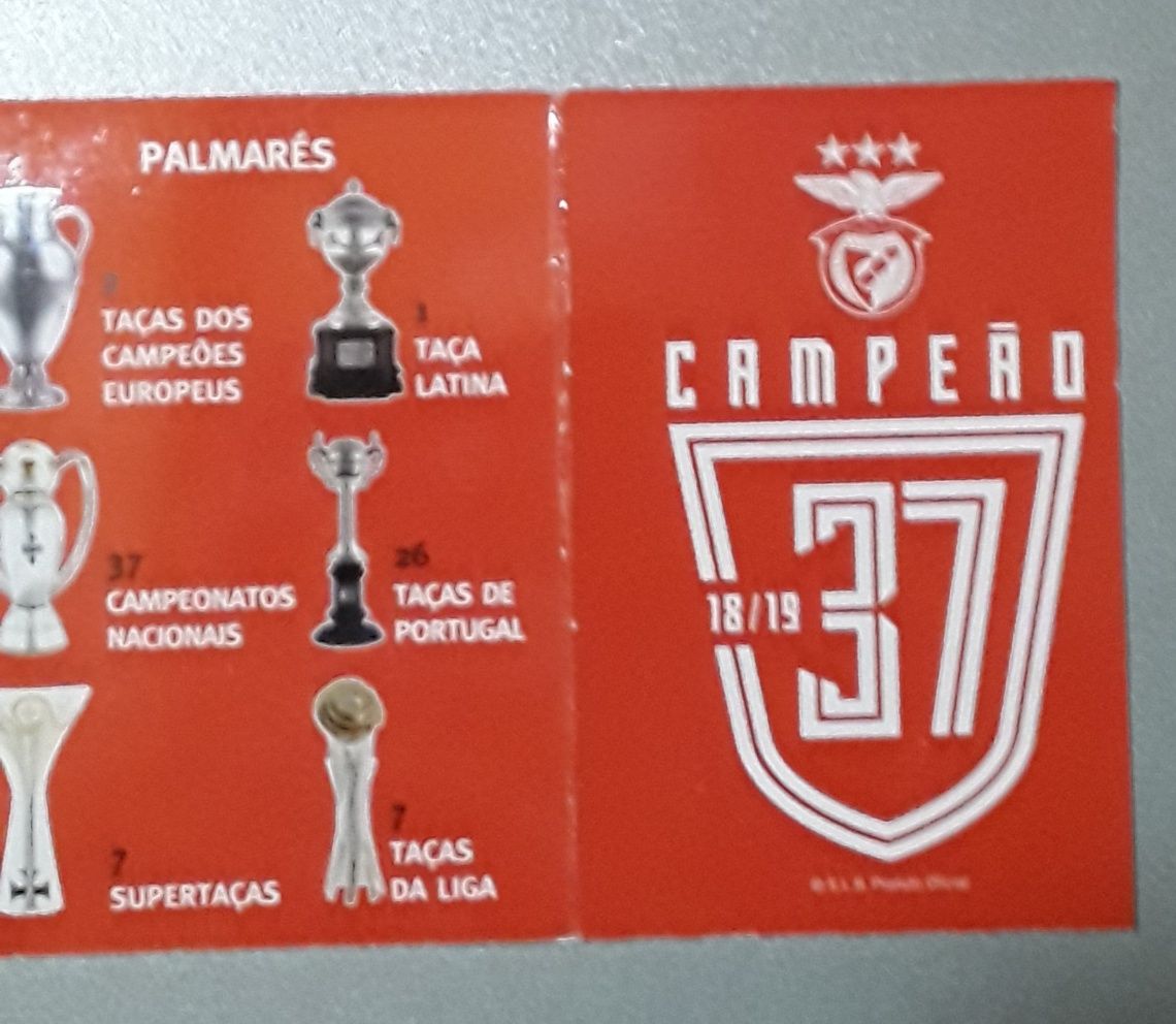 Calendário de bolso Liga 2019 ~ 2020 S L Benfica