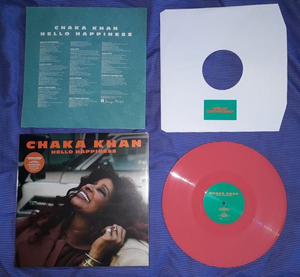 Chaka Khan ‎– Hello Happiness. Vinyl, LP, Limited Edition, Coral