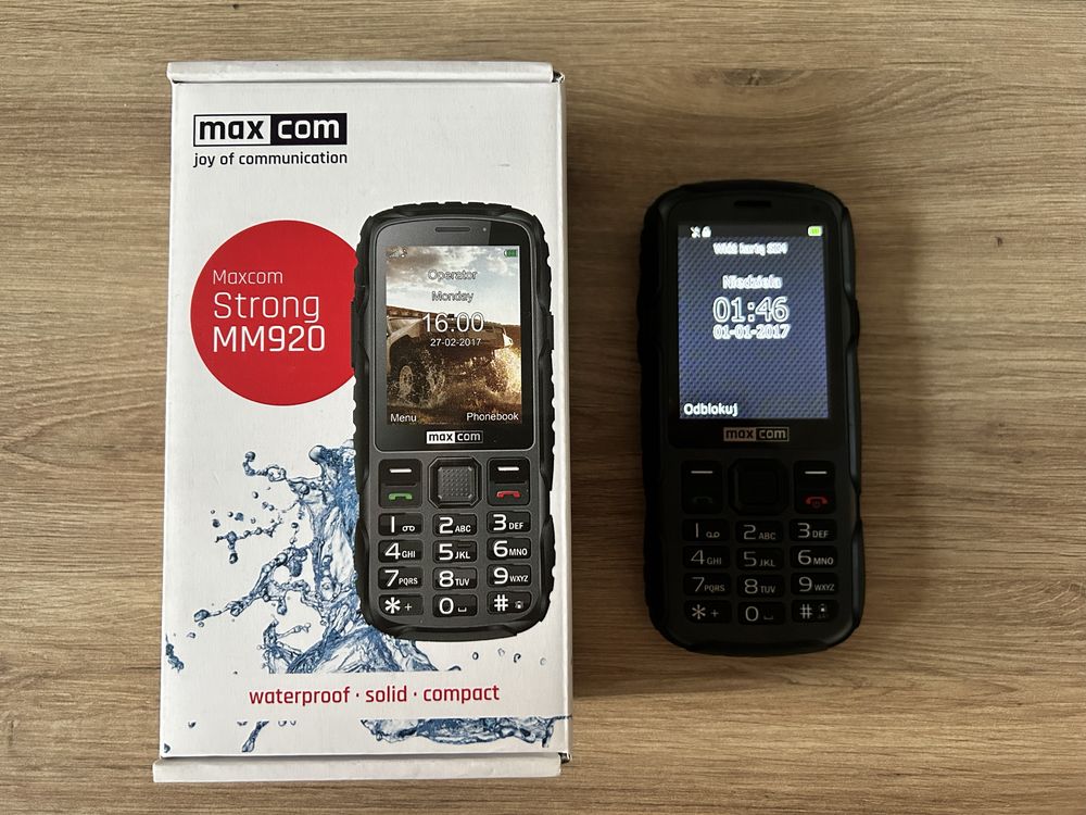 Maxcom Strong MM920 pancerny telefon Nowy