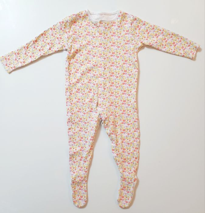 Pajacyk Primark - r. 86, kwiaty