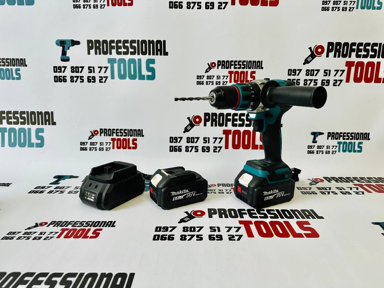 Аккумуляторный Шуруповерт Makita DHP485 36V8A Акумуляторний Шурупокрут