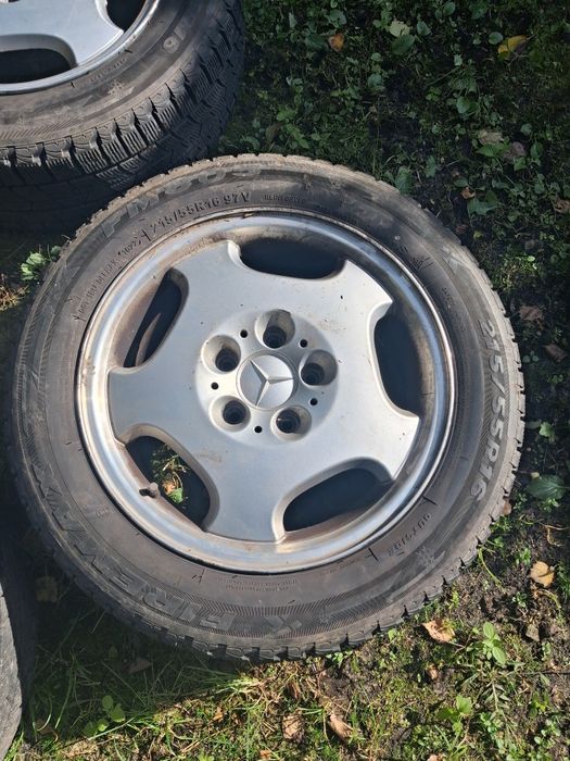 Koła mercedes w210 5x112 z oponami zimowymi 215/55r16