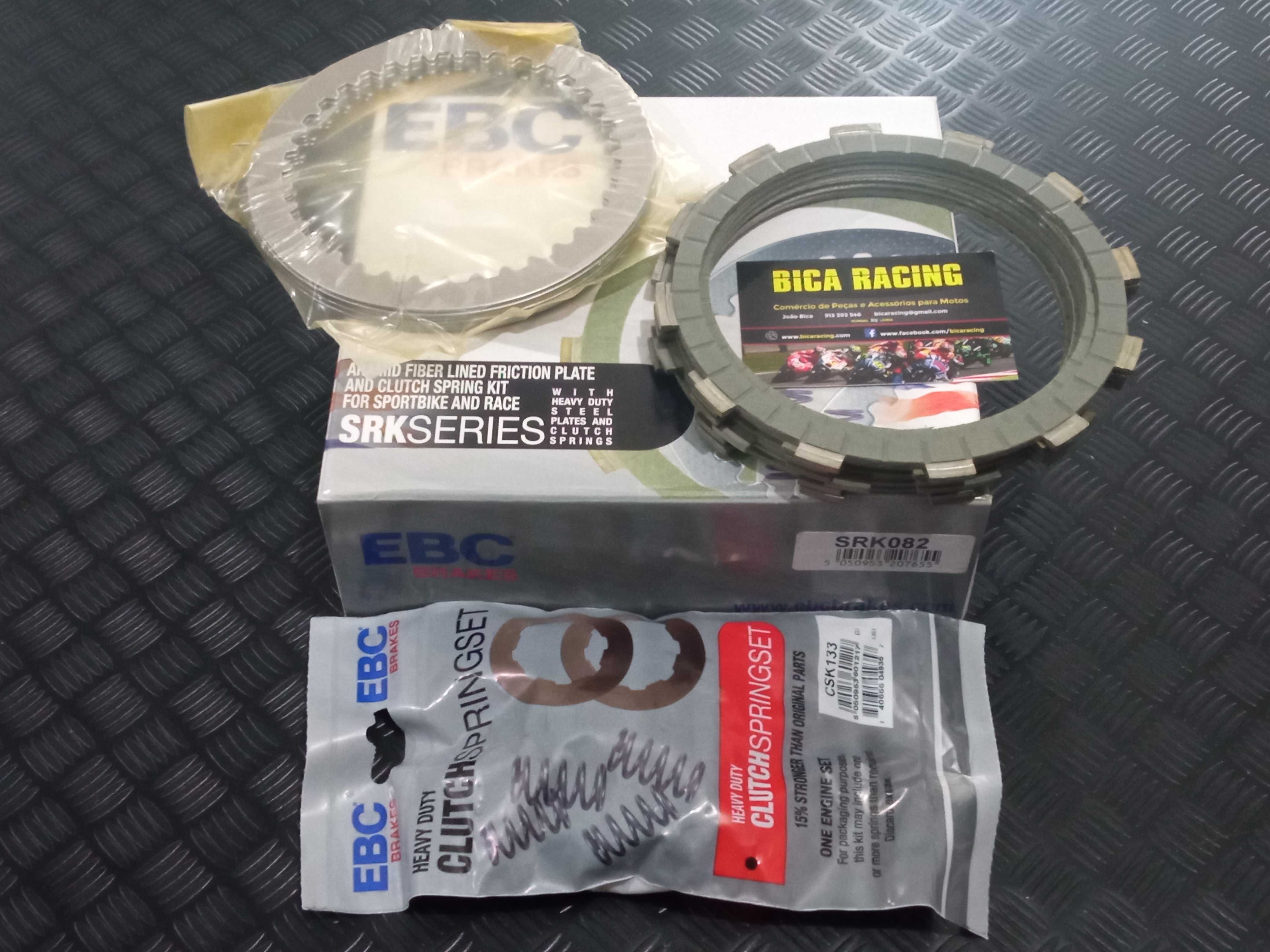 Kit de embraiagem completo EBC Aramid Suzuki DL650 SFV650 SV650