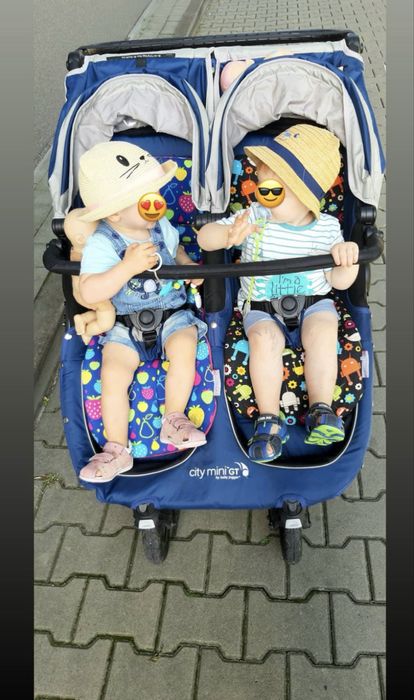 Wózek bliźniaczy spacerowy Baby Jogger City Mini Double GT